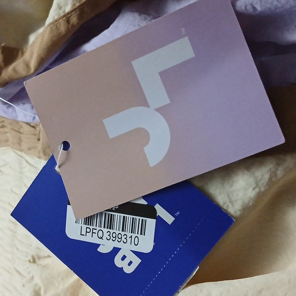 JoyLab Womens Beige and Lavender Track Pants Size XL - Picture 3 of 4